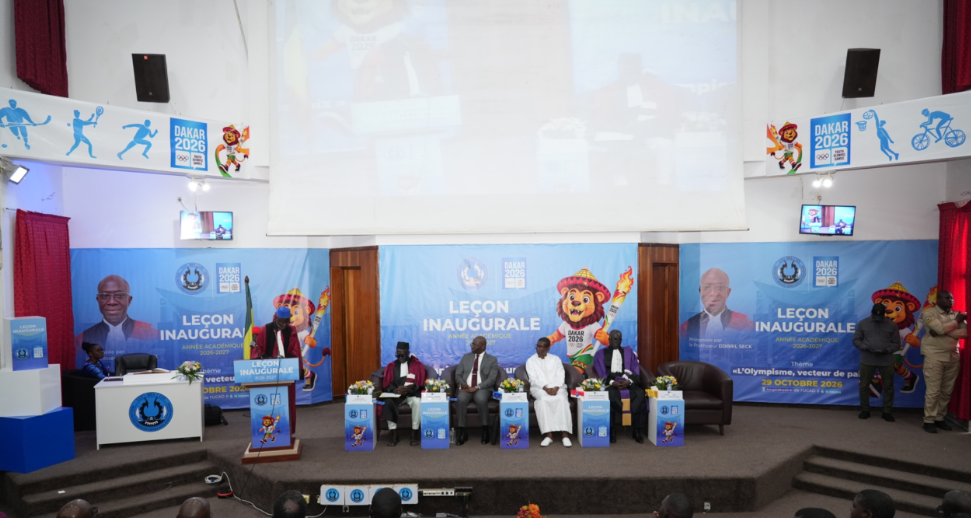 Rentrée académique  à l’UCAD : l’olympisme au cœur de la leçon inaugurale du Pr Djibril Seck