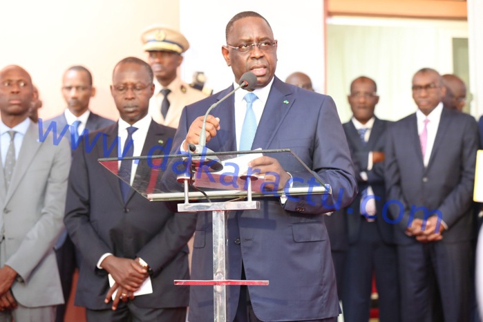 Macky Sall lance des piques à l'opposition : « Il n’y a qu’un débat aérien, fait d’injures publiques, ça ne fait pas avancer le pays... »