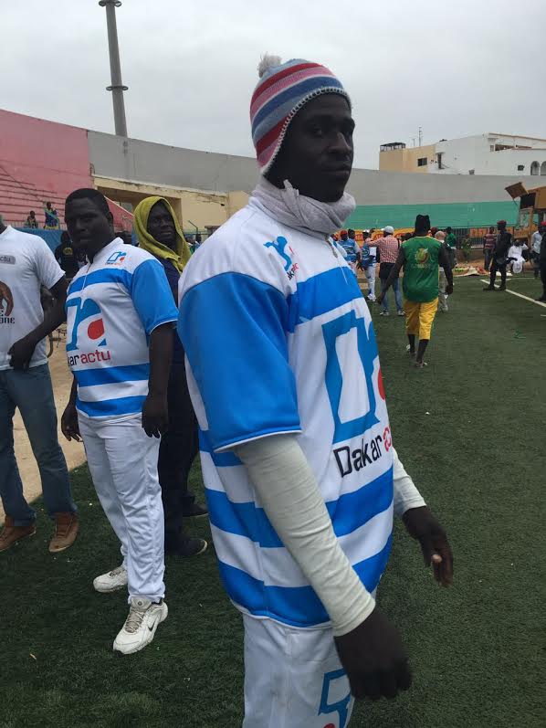 Les premières images  de Baye Mandione au stade