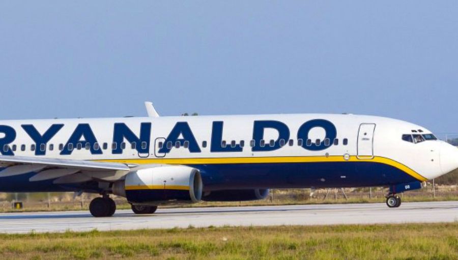 Ryanaldo, l’avion en hommage à Ronaldo