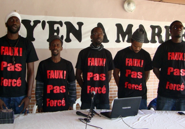 Le Mouvement Y’en a marre condamne la suspension de Ousmane Sonko