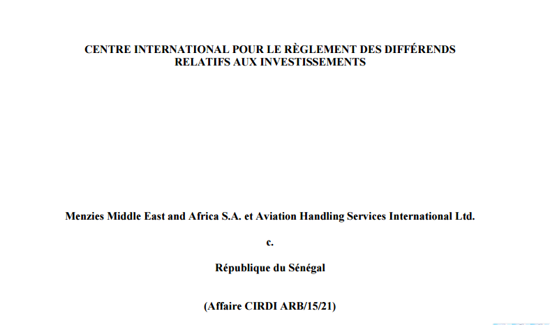 Ultime recours devant le CRDI :  Les biens de Karim et Cie restent au profit de l’Etat du Sénégal (DOCUMENTS)