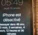 Un iPhone bloqué pendant "46 ans, 10 mois, 3 semaines, 4 jours..."