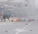 Les manifestants brûlent tout sur leur passage sur l'avenue Blaise Diagne et le rond-point de Sam