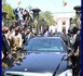 Macky Sall dans la voiture présidentielle.