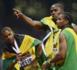 JO: Usain Bolt et  l'équipe jamaicaine remportent la finale du relais 4X100m