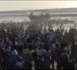 Migration irréguliere : Une pirogue échoue à Goxu Mbacc, la population au secours des passagers.