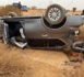 Accident dans le cortège de la tournée économique à Woudourou : le véhicule de Mbaye Pekh et Modou Bara Dolly effectue plusieurs tonneaux