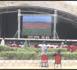 Can 2021/Fan's Zone au monument de la Renaissance : les populations, à fond derrière les lions pour…