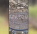VUES AERIENNES : les pèlerins prient sur le mont Arafat, point culminant du hajj