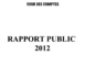 Sénégal : Voici le rapport annuel 2012 de la Cour des comptes (DOCUMENTS)