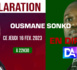 [🔴REPLAY] Suivez en direct la déclaration de Ousmane Sonko