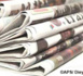 ​Divers sujets au menu des journaux