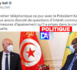 Entretien téléphonique avec le président tunisien Kaïs Saïed : "J’ai apprécié les mesures d’apaisement qu’il a prises dans le contexte de la situation actuelle!" (Macky Sall).