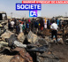 Incendie au marché syndicat de Kaolack : Plusieurs cantines partent en fumée...Un camion malien complètement calciné.