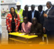Éducation : le ministre de l’éducation nationale a réceptionné un lot de 2.000 tables offert par le Groupe Sonam.