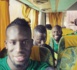 Les "Lions" en mode selfie avant le match contre l'Algérie