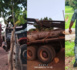 Bounkiling/ Lutte contre le trafic international de bois : 9 charrettes, 18 ânes et 18 billons dont 16 billons de kapokiers et 2 billons de dimb...,saisis