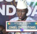 Contrôle des parrainages : Aly Ngouille Ndiaye démonte les arguments du Conseil Constitutionnel