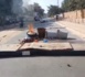 Barricades en feu à Dakar alors qu'une manifestation est dispersée
