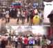 Manifestation-Hlm Grand Yoff : un manifestant sort le drapeau russe et agite la foule