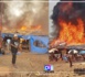 Guinée Conakry : Un violent incendie emporte le marché du village minier de Kounsitel