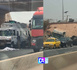 Accident grave à Diamniadio : collision entre un camion et un car Ndiaga Ndiaye sur l’autoroute à péage