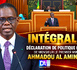 Déclaration de politique générale (DPG) : Le Premier ministre Ahmadou Alhaminou Lo affiche la continuité et resserre la méthode
