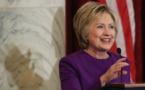 Hillary Clinton estime que "les fausses informations" menacent la démocratie