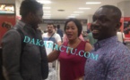 DE RETOUR DE PARIS : Wally Ballago Seck rencontre Pape Diouf et son épouse à l'aéroport LSS