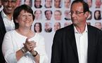 France/primaire: Hollande en tête devant Aubry