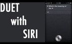 Un duo avec Siri (vidéo)