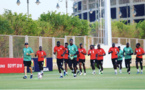 Entraînement de lendemain de match : Décrassage pour les titulaires de Sénégal-Algérie (0-1), petit jeu pour les remplaçants.