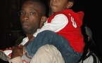 Photo : Bouba Ndour et son fils Phillipe quand il était tout petit
