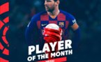 LaLIga : Lionel Messi désigné meilleur joueur du mois.