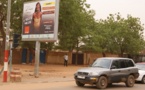 African Tour 2013: L' image de COUMBA GAWLO trône  dans les rues de Niamey.
