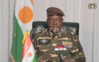 Le général Abdourahamane Tchiani, nouvel homme fort du Niger, s'exprime sur la TV nationale