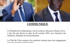 Sénégal : Le Président Macky Sall dissout le gouvernement et reconduit Amadou Ba comme Premier ministre