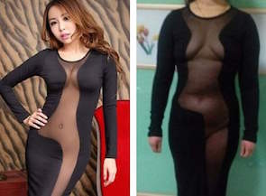 Elle pensait avoir commandé une robe super sexy