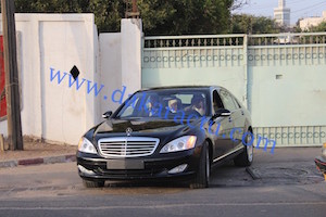 Me Abdoulaye Wade sortant de sa visite à son fils à la maison d'arrêt et de correction de Rebeuss (IMAGES)