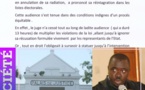 Réintégration de Sonko dans les listes électorales : L’Etat décide d’intenter un recours en annulation de la décision du juge Sabassy Faye