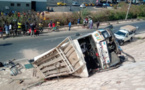 Accident sur l'autoroute : Un "Ndiaga Ndiaye" fait une sortie de route à hauteur du Technopole (Pikine)