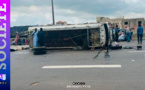 Diamniadio :  Un car Ndiaga Ndiaye s’est renversé entraînant plusieurs blessés