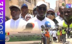 Le maire de la ville de Dakar, Barthélémy Dias en visite de chantier de la voirie Grand-Yoff, Scat- Urbam