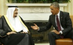 Obama et le roi d'Arabie affichent leur entente en dépit des tensions