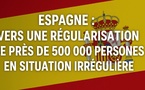 L'Espagne va régulariser un demi-million de sans-papiers