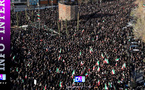Iran: des milliers de personnes rendent hommage à Ali Khamenei dans le centre de Téhéran