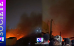 Incendie au marché Sam de Guédiawaye : plusieurs cantines réduites en cendres