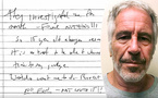 “Ils n’ont rien trouvé”: une lettre d’adieu attribuée à Epstein avant son suicide rendue publique