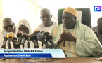 CRD du  Grand Magal de Touba 2026 - Les autorités religieuses étaient leurs inquiétudes liées aux inondations et aux récurrents manques  d’eau